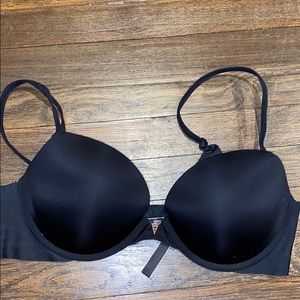 Victoria secret black padded push up bra size 38C